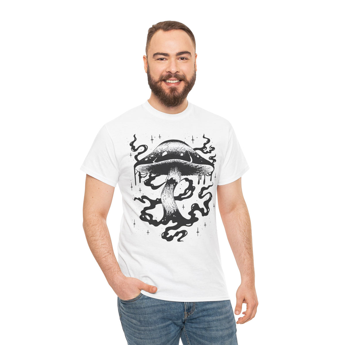 Magic Mushroom T-Shirt Unisex | Cosmic Amanita Muscaria Psychedelic Graphic Shirt