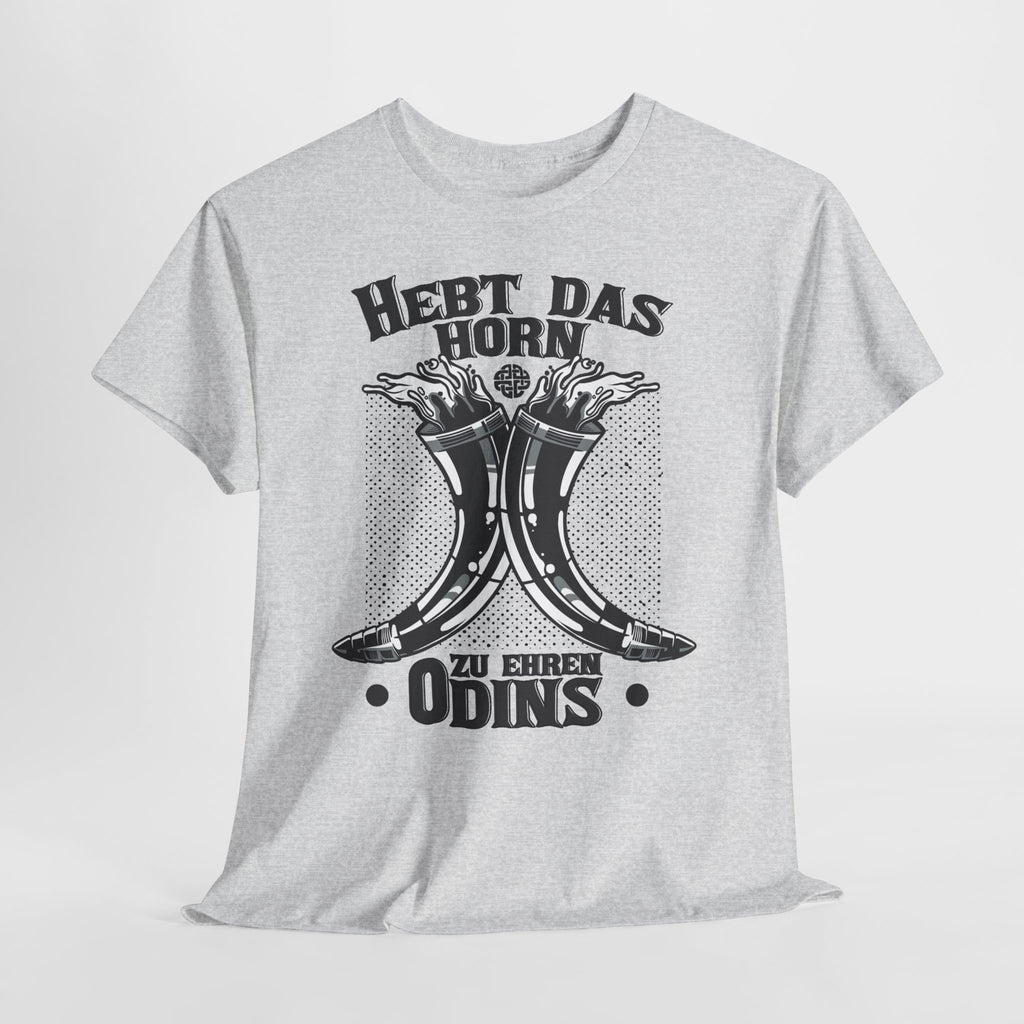Hebt das Horn zu Ehren Odins T-Shirt Unisex | Viking Met Graphic Shirt