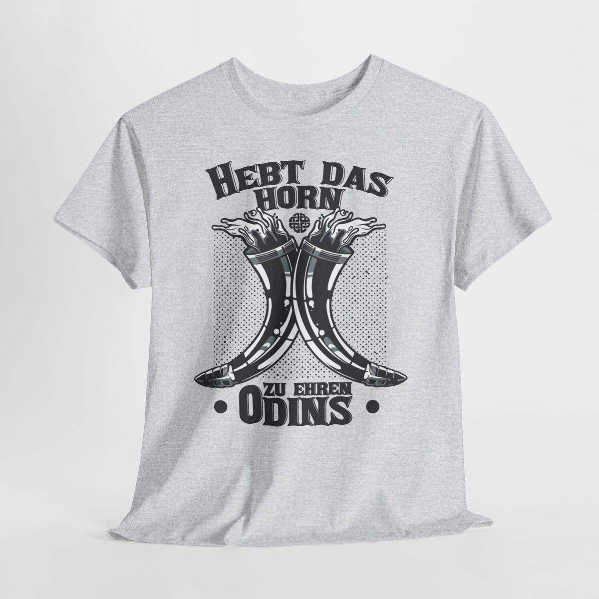 Hebt das Horn zu Ehren Odins T-Shirt Unisex | Viking Met Graphic Shirt
