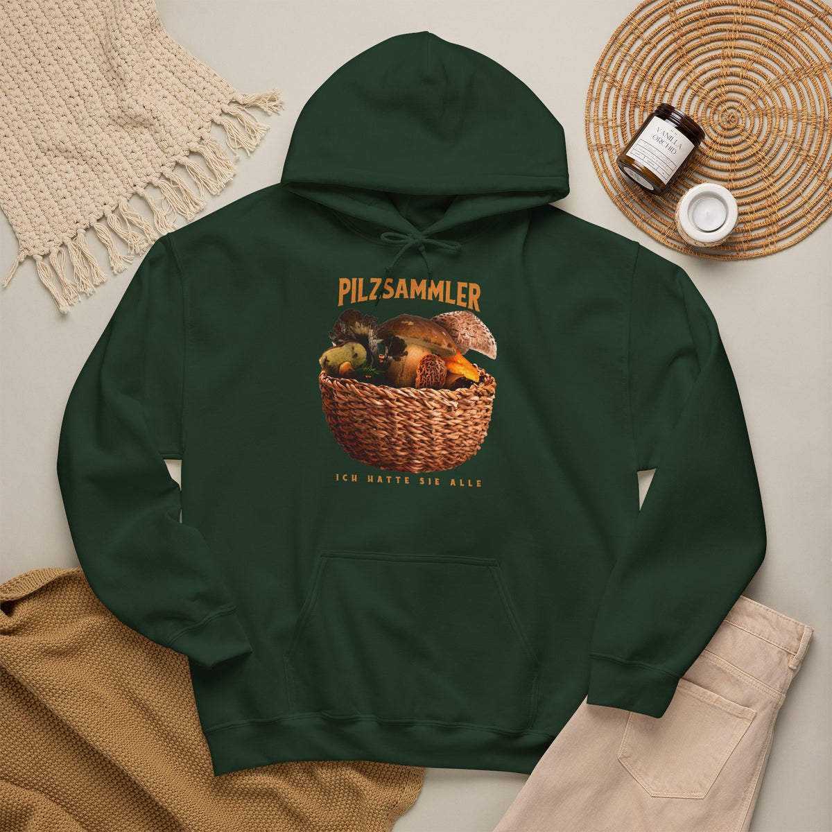 PILZSAMMLER – Ich hatte sie alle | Unisex Hoodie / Pullover