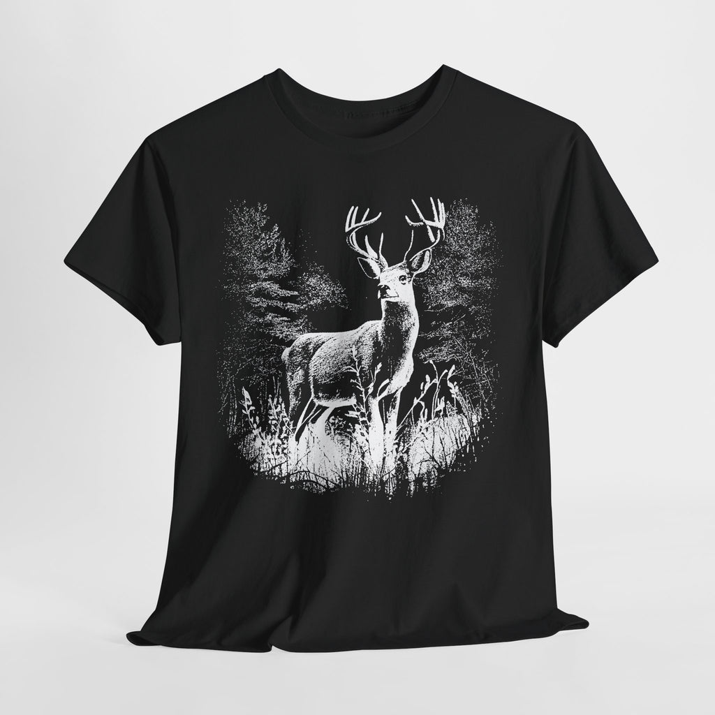 Hirsch T-Shirt Unisex | König des Waldes Nature & Outdoor Graphic Shirt