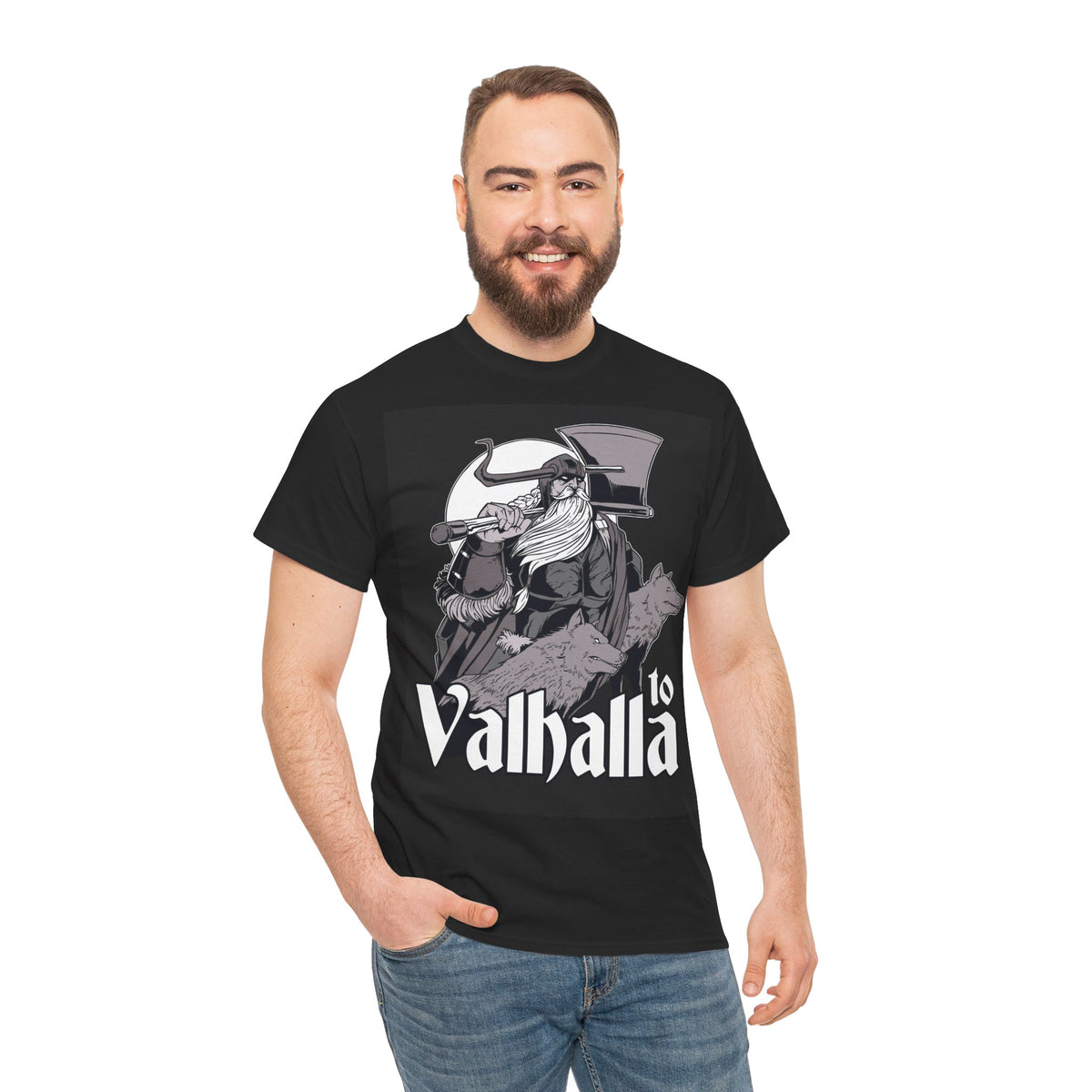 To Valhalla Wikinger T-Shirt | Nordisches Viking Design Shirt