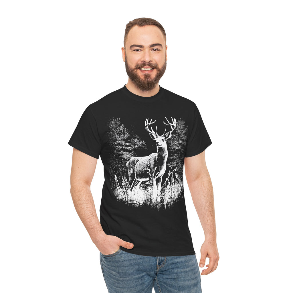 Hirsch T-Shirt Unisex | König des Waldes Nature & Outdoor Graphic Shirt