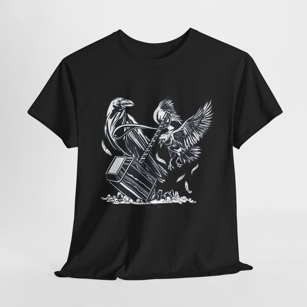 Mjölnir T-Shirt Unisex | Thors Hammer & Odins Raben Viking Graphic Shirt