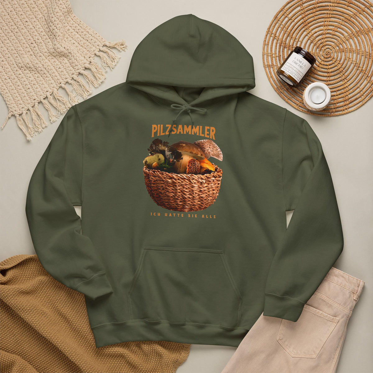 PILZSAMMLER – Ich hatte sie alle | Unisex Hoodie / Pullover