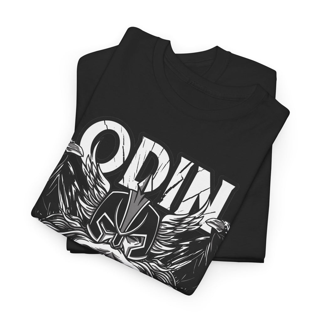Odin Valhalla T-Shirt Unisex | Hugin & Munin Raben Viking Graphic Shirt