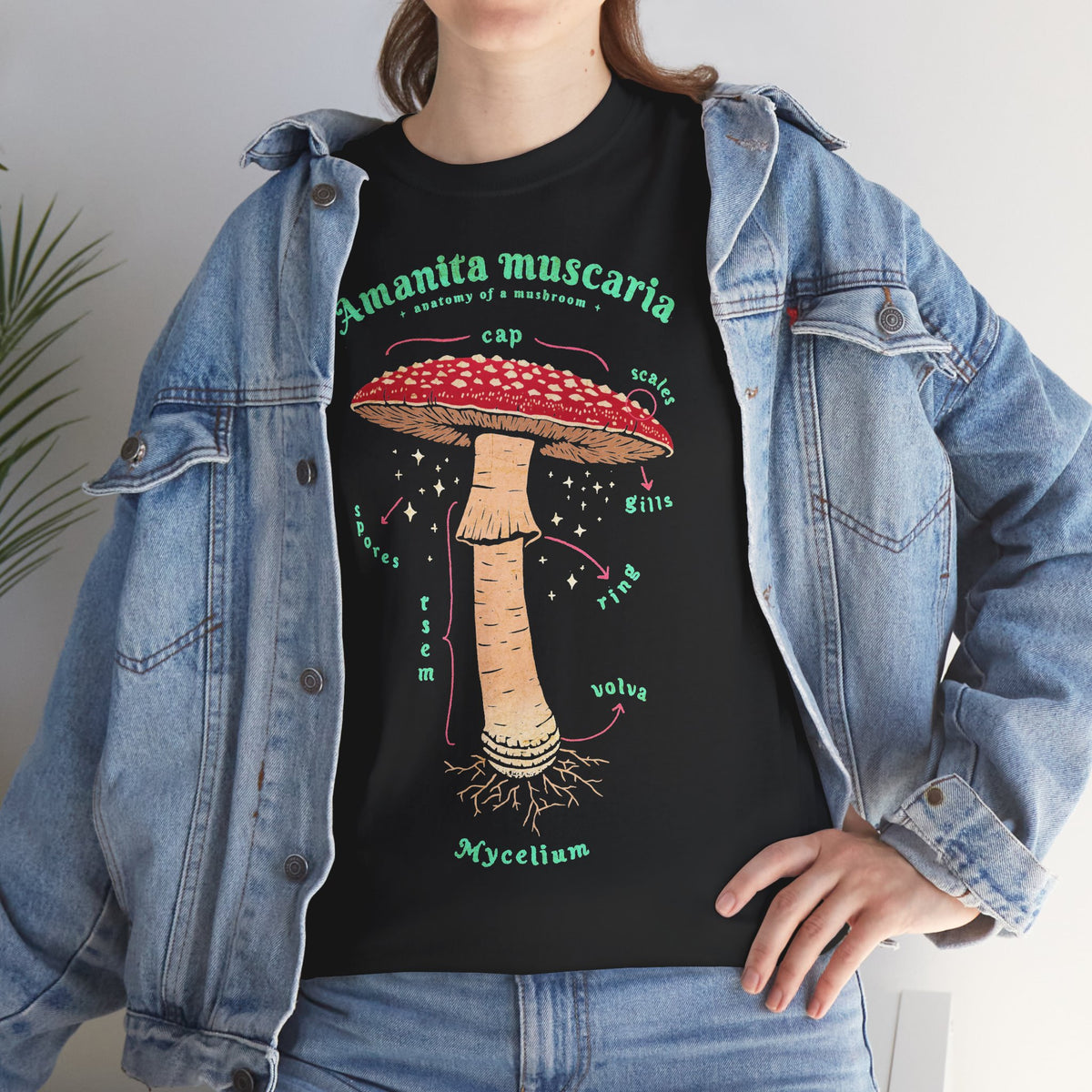 Fliegenpilz T-Shirt Unisex | Amanita Muscaria Botanik & Nature Graphic Shirt