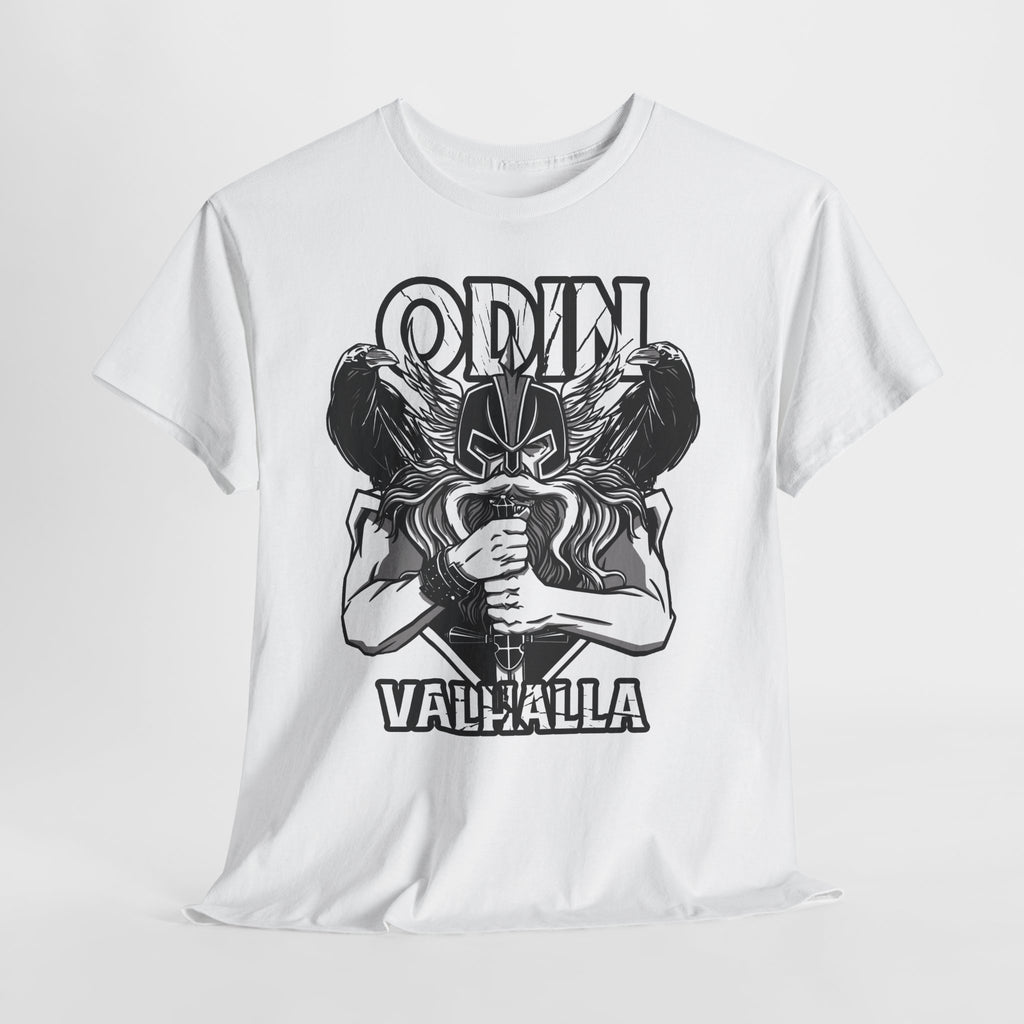 Odin Valhalla T-Shirt Unisex | Hugin & Munin Raben Viking Graphic Shirt