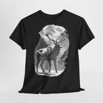 König der Alpen: Majestätischer Hirsch – Unisex T-Shirt